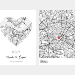 Personlige bykort plakater